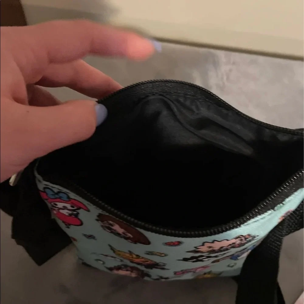 BIOWORLD My Hero Academia X Hello Kitty And Friends Passport Crossbody Bag - Picture 6 of 6